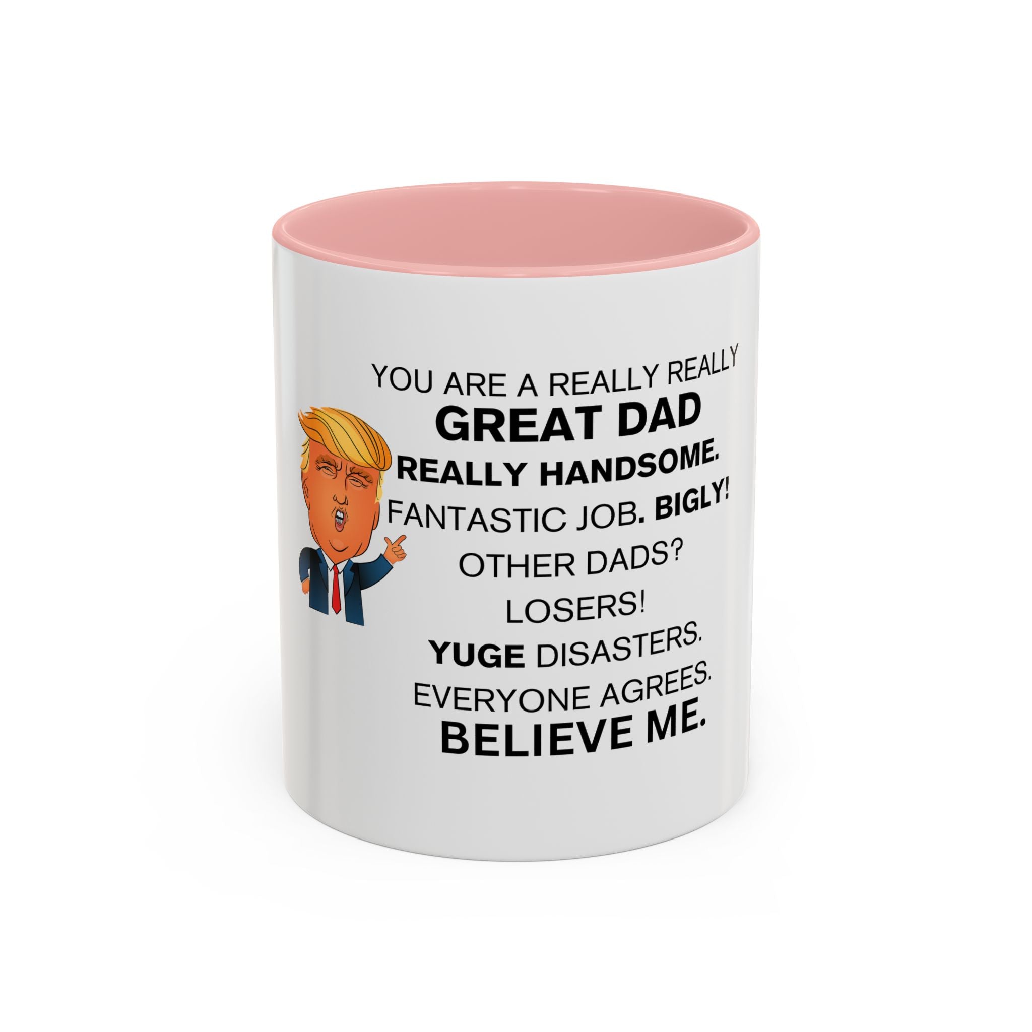 Trump Father's Day Accent Coffee Mug (11oz), Trump Dad Gift