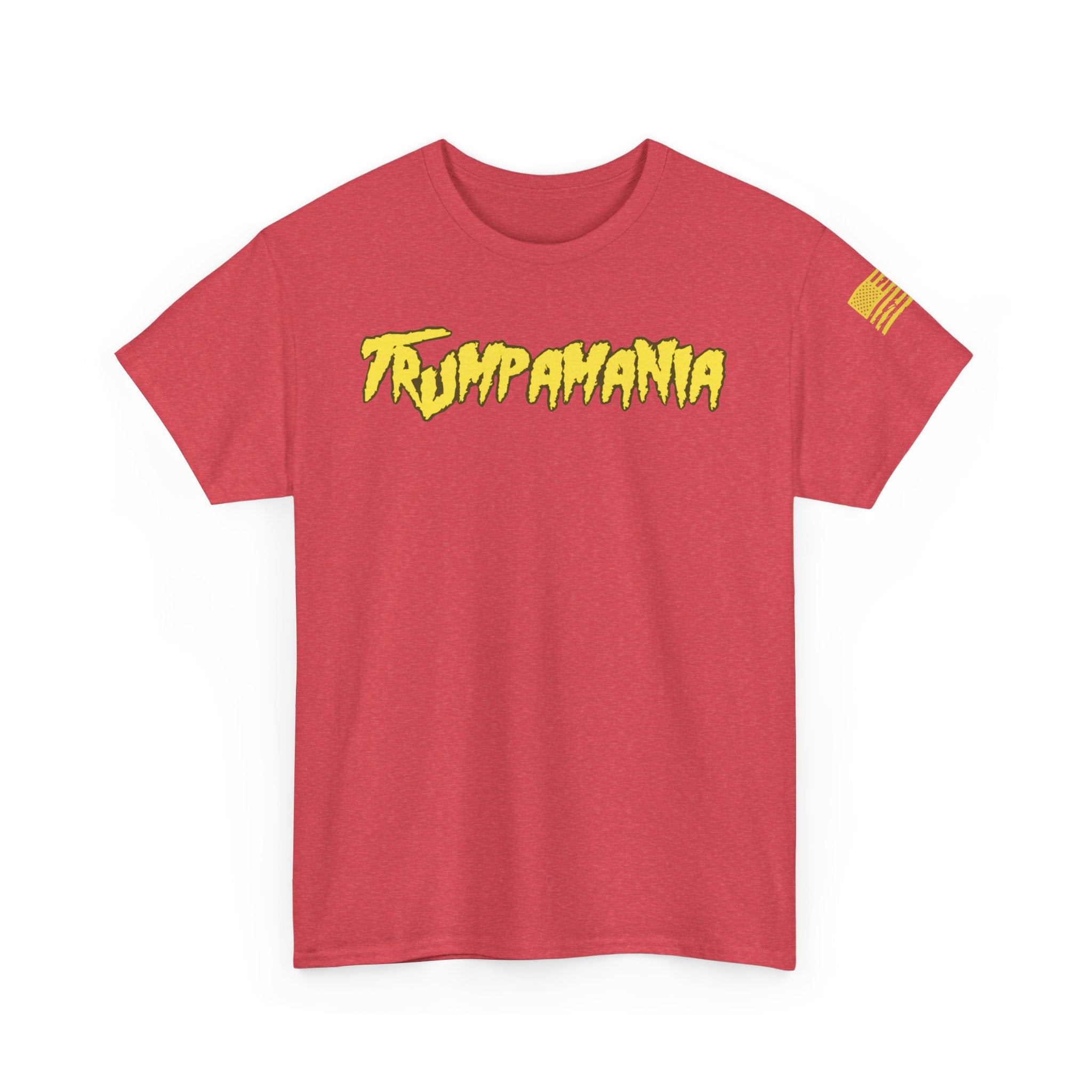 TrumpAMania Unisex Heavy Cotton Tee, Hulk Hogan inspired Trump shirt