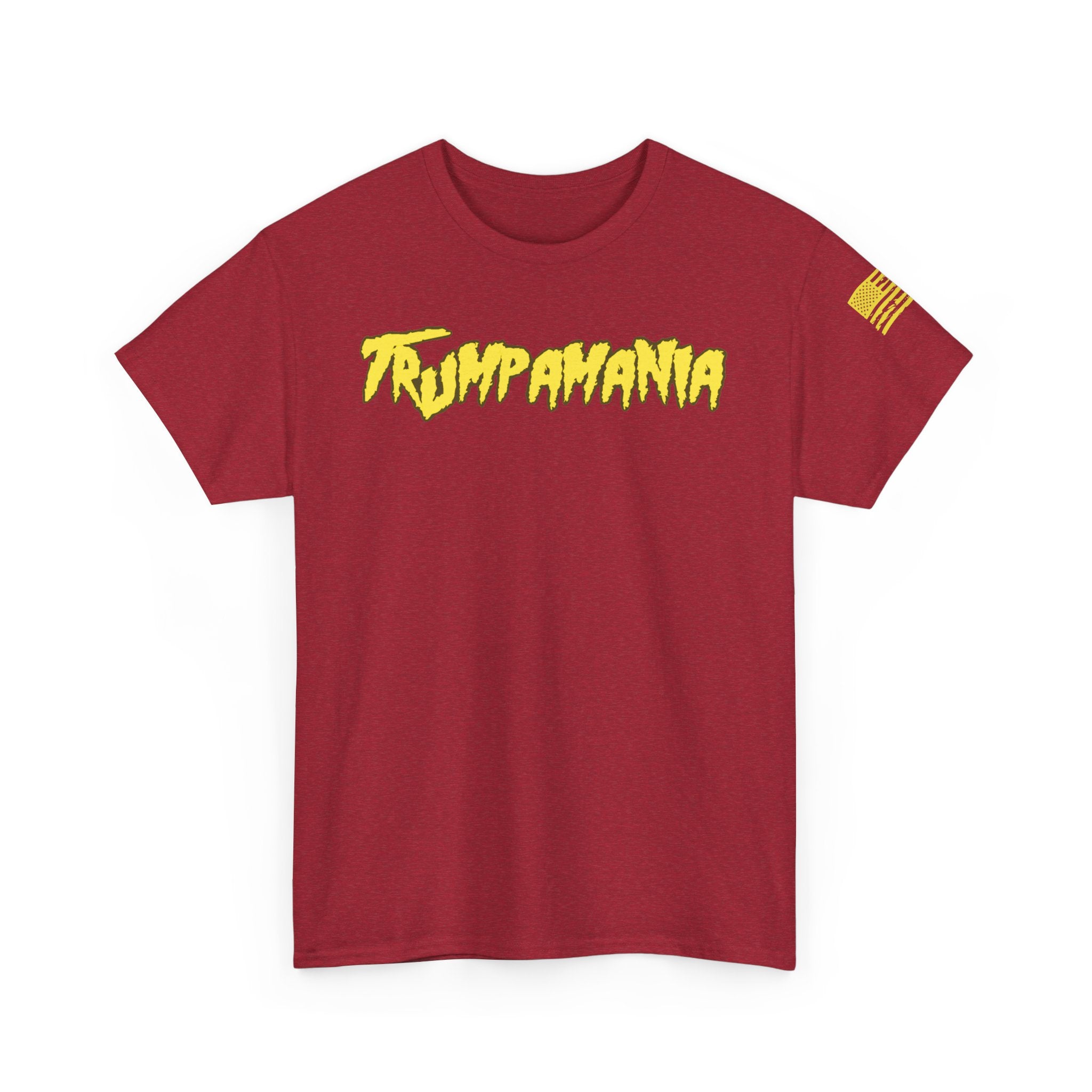 TrumpAMania Unisex Heavy Cotton Tee, Hulk Hogan inspired Trump shirt